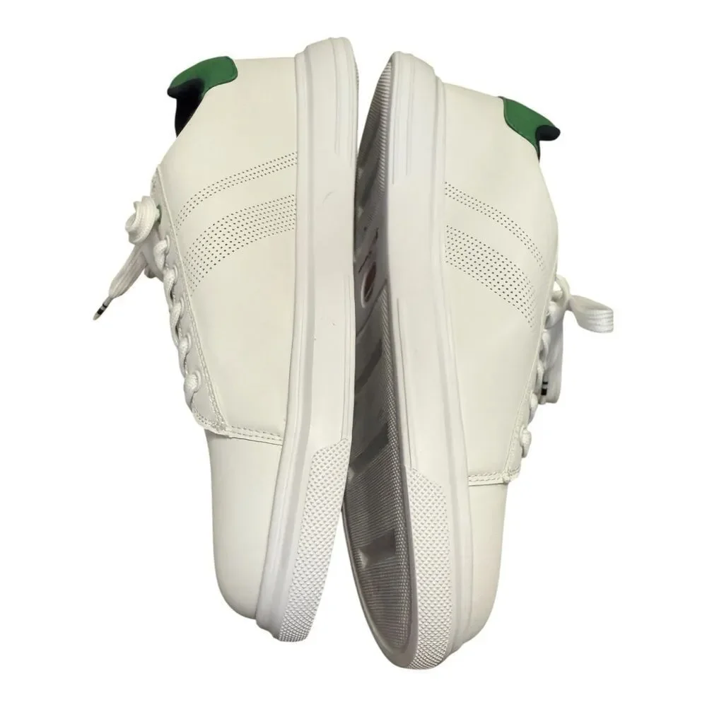 NEW BEN SHERMAN Hardie Low Top white green size 12 men’s